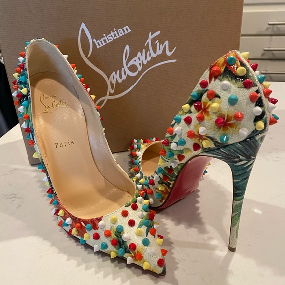 Christian Louboutin Shoes - CHRISTIAN LOUBOUTIN Pigalle 100 spikes